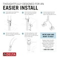thumbnail image 6 of Delta Modern Project-Pack Bathroom Faucet - 567LF-BLGPM-PP - Matte Black, 6 of 8