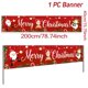 thumbnail image 3 of Bandera navideña para exteriores, decoración navideña para el hogar, adorno navideño 2024, regalo de Navidad Natal Noel, feliz año nuevo 2025, 3 of 5