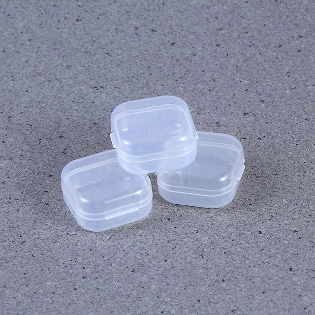 Plastic Box Transparent Rectangular Storage Box for Organizing 30Pcs