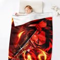 thumbnail image 3 of Demon Slayer Bed Throws Durable Comfortable Warm Lightweight Luxury Microfiber Cartoon Throw Blanket Suitable for Kids and Adults for Crib Stroller Nap -viln651, 3 of 3