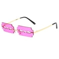 thumbnail image 2 of de hoja de afeitar con personalidad divertida para Dorado Morado Zulema Gafas de sol divertidas, 2 of 3