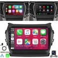 thumbnail image 3 of 9in Android 13 Car Stereo Radio GPS Navigation Head Unit 2+32G for Hyundai IX45 Santa Fe 2013-2018 Built-in Wireless CarPlay Android Auto Bluetooth WiFi FM/RDS SWC, 3 of 14