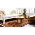 thumbnail image 6 of Unique Loom Hoya District Rug Red/Beige 5' 1" x 8' Rectangle Floral Traditional Perfect For Living Room Bed Room Dining Room Office, 6 of 7