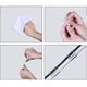 thumbnail image 5 of 60 clips adhesivos para cables, bridas autoadhesivas para cables, clips para ordenar cables eléctricos, organizador de cables para TV/coche, PC, oficina, hogar, transparente, 5 of 5