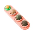thumbnail image 2 of Catnip Balls for Wall, 4 Slots - Mint, Wooden Vine, Insect Fruit, Cat Candy, Edible Kitty Chew Toys for Entertainment & Oral Care, Detachable and Rotatable Design, 2 of 3