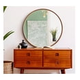 thumbnail image 2 of Wallbeyond 36 Round Wall Mirror with Circle FrameWalnut, 2 of 2