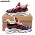 thumbnail image 1 of Zapatillas informales Doginthehole Art Design para mujer, nuevas y atractivas zapatillas con estampado de la Union Jack, zapatillas clásicas de verano para hombre para deportes al aire libre., 1 of 6