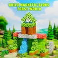 thumbnail image 3 of 100 Uds. Bloques magnéticos de juguete para construir minas, juego mundial magnético para niños y niñas, cubos sensoriales STEM Montessori para regalo para niños pequeños, 3 of 6