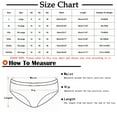 thumbnail image 3 of HVOBTTY High Waisted Soft Underwear for Women, Underwear Women Pack Plus Size, 2PC Women's Briefs Comfortable High Waist Underwear Women Panties Black, L, 3 of 3