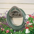 thumbnail image 6 of Suncast Hangout HH150 Outdoor Wall Mounted Garden Hose Holder with Shelf, Taupe (4 Pack), 6 of 6