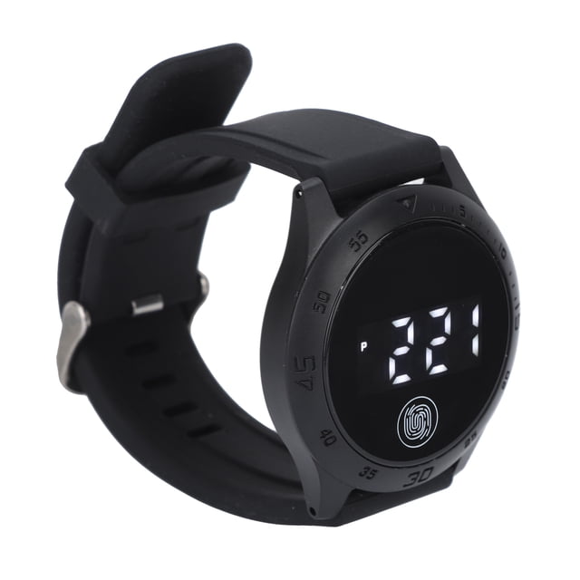Reloj digital LED HZ2030, estilo coreano, resistente al agua, táctil, elegante, reloj de pulsera para hombres, mujeres y estudiantes, color negro