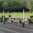 thumbnail image 4 of BizChair 10'x10' Black Pop Up Event Straight Leg Canopy Tent with Sandbags and Wheeled Case, 4 of 12