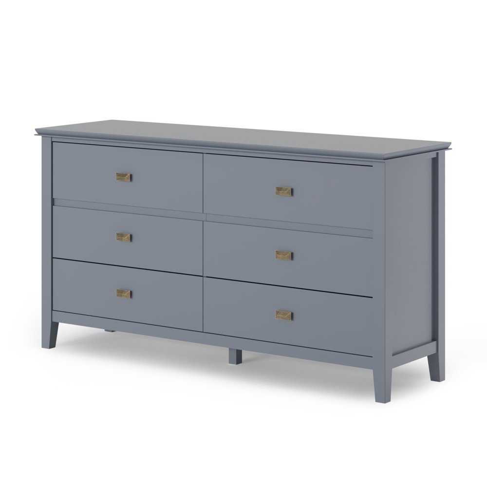 Brooklyn + Max Holden Solid Wood 60 inch Wide Contemporary Bedroom