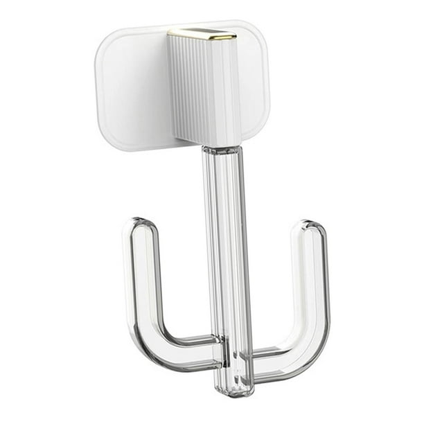 Estante colgante para zapatillas de pared, organizador de almacenamiento para colgar zapatos en la puerta Oro transparente