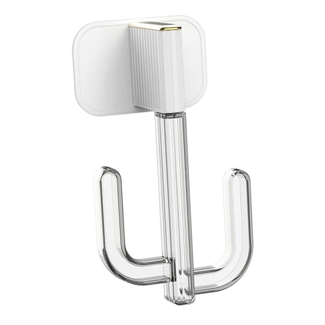Estante colgante para zapatillas de pared, organizador de almacenamiento para colgar zapatos en la puerta Oro transparente