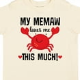 thumbnail image 4 of Inktastic Memaw Loves Me Grandson Boys or Girls Toddler T-Shirt, 4 of 5