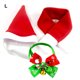 thumbnail image 5 of Greeniant Conjunto de bufanda de campana de sombrero de Papá Noel, disfraz de Navidad para mascotas, accesorio de gatito conmemorativo Adorable, Type3 NO3, 5 of 6