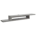 thumbnail image 7 of BELLEZE Modern Floating Wall Mounted 72" TV Console With Built-In Shelf, Space Saving Decorative Contemporary Media Storage, For Up To 100lbs - Motif (Gray Wash), 7 of 7