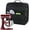 Black, variant on Stand Mixer Protective Cover, Kitchen Electric Mixer Dustproof Waterproof Cover with Storage Pockets & Carry Handle, Fits 4.5-5 Quart Bowl Lift Mixers, Kitchen Countertop Appliance Accessory