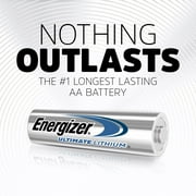 Energizer Ultimate Lithium AA Batteries, 2 Pack