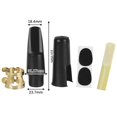 thumbnail image 1 of MesaSe 5pcs Set Saxophone Mouthpiece+Clip+Clip Cap+Reed+Dental Pad for Sax Musical Instrument Accessories, 1 of 8