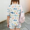 thumbnail image 7 of Grblisyd Girls Summer Outfits Size 10-12 Years Animal Print T-Shirts and Elastic Waist Shorts 2 Piece Outfit Kids Cute Clothing Sets, 7 of 7