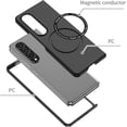 thumbnail image 6 of Magnetic Phone Case for Samsung Galaxy Z Fold4 Compatible for Magsafe, Military-Grade Shockproof Protective Case with Built-in Magnet Circle for Samsung Galaxy Z Fold 4, MS Black, 6 of 9