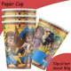 thumbnail image 5 of Juego de vajilla de Santiago de los Estados Unidos, platos y vasos, servilletas, decoración de fiesta de cumpleaños para niños y niñas, babyshower, 5 of 5
