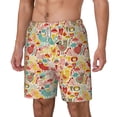 thumbnail image 2 of Uemuo Colorful Chicken Pattern Mens Swim Trunks Quick Dry Board Shorts with Mesh Lining, Stretch Beach Shorts Quick Dry No-Chafing Board Shorts-3X-Large, 2 of 9