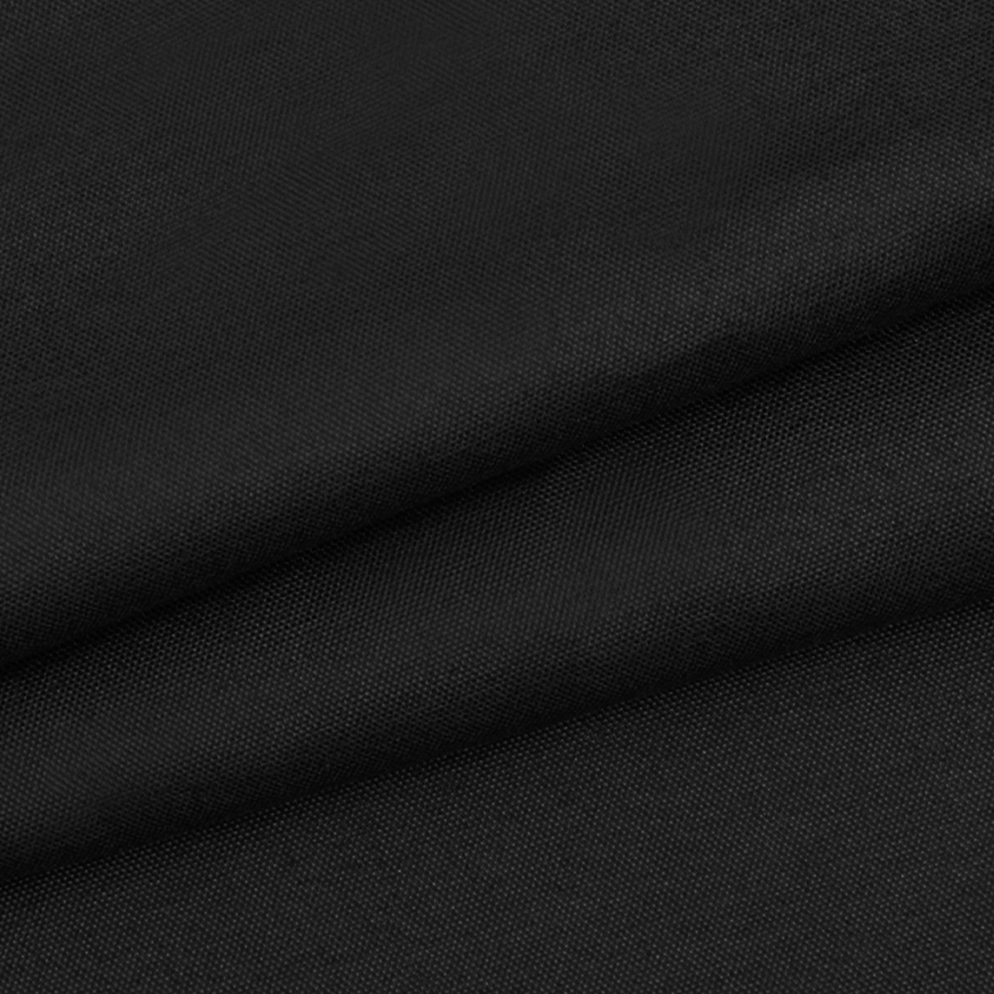 Mrs Awesome Waterproof Fabric Shower Curtain Liner Microfiber with 3 Magnets, Black -72"x72"