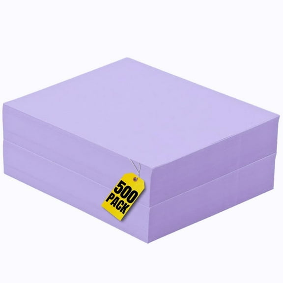 1InTheOffice Purple Copy Paper, Orchid, 8.5 x 11 inch Letter Size, 20lb Density, (500 Sheets)
