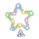 thumbnail image 4 of Adorno navideño de con luces pentagrama para parte superior del , ideal para sala de estar, con purpurina invernal, para, 4 of 9