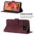 thumbnail image 5 of SaniMore for Google Pixel 6 6.4" Case Wireless Charging Support, Magnetic Flip Wallet Card Holder PU Leather Cover Built-in Kickstand & Wrist Strap Full Body Protective Shell, Winered, 5 of 8