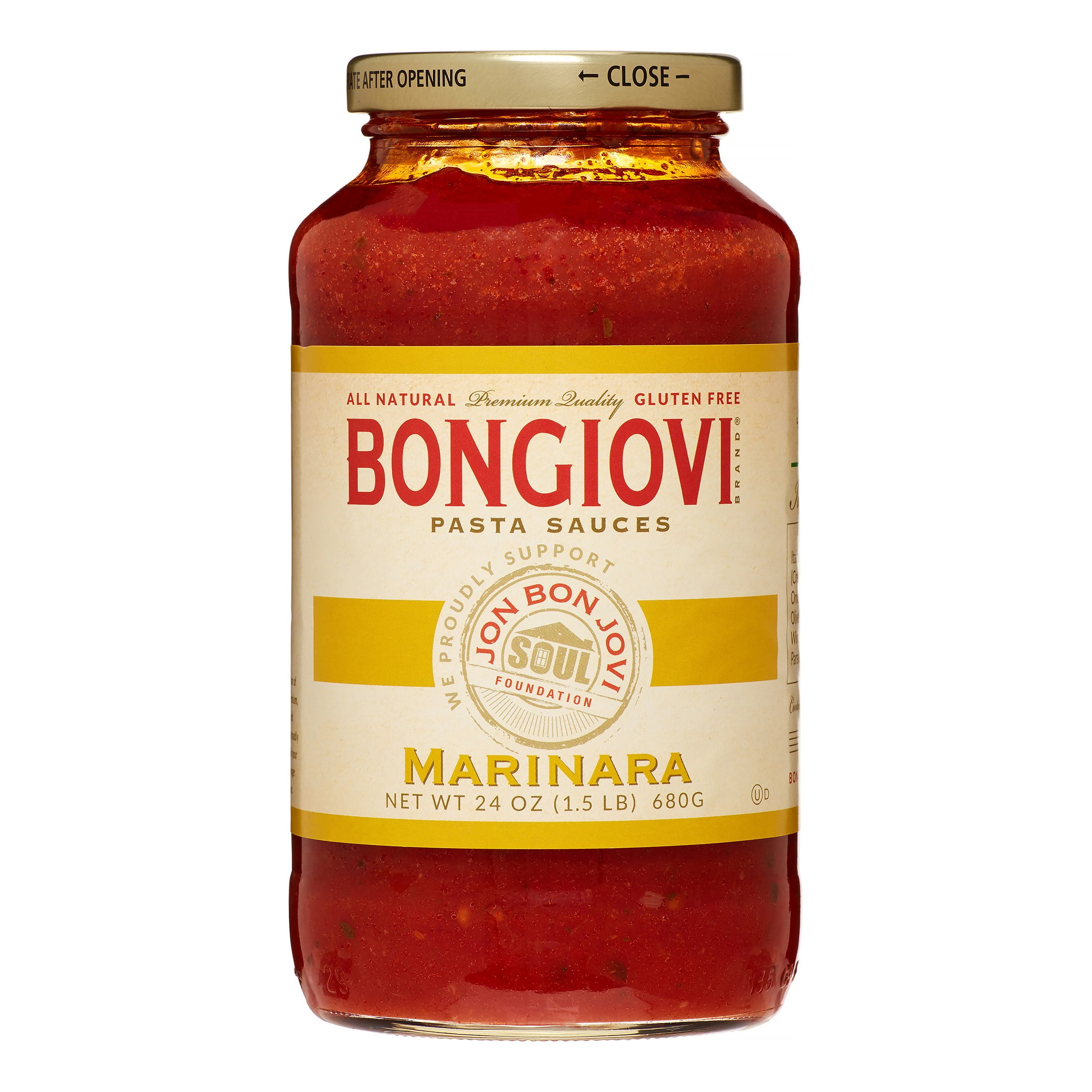 Bongiovi Pasta Sauce, Marinara, 24 Oz