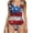#5_Red, variant on Independence Day One Piece Swimsuit For Women Push Up Cheeky No Steel Swimwear Cover Up Tummy Control Swimsuits Patriotic Usa Flag Star Printed Swimdress 4Th Of July Bathing Suit
