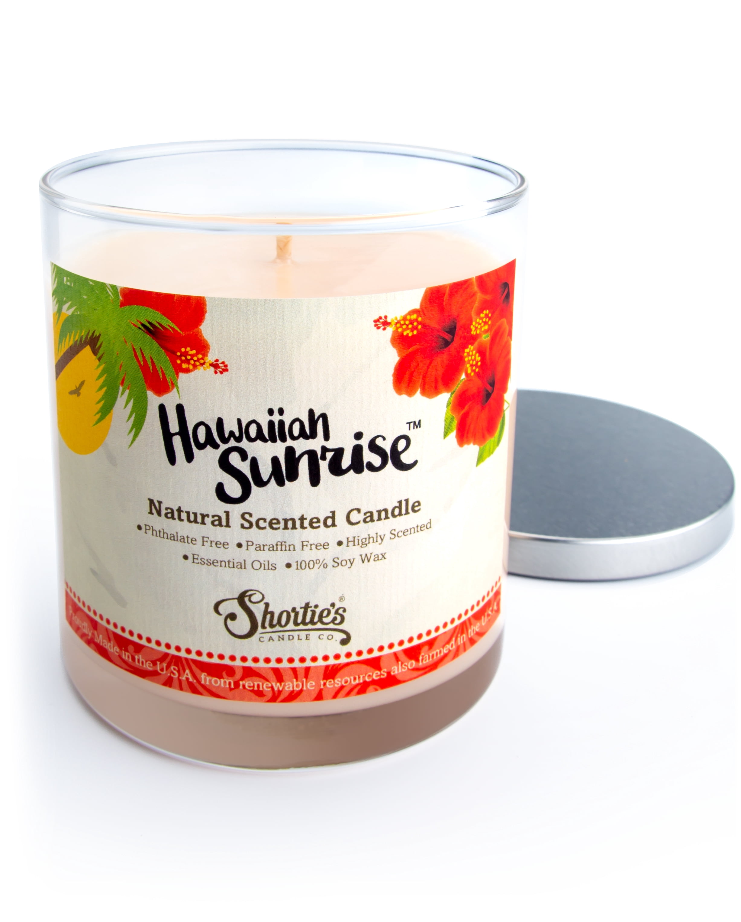 Hawaiian Sunrise Scented Natural Soy Candle, Essential Fragrance Oils ...