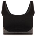 thumbnail image 1 of Dare 2B - Top de Bikini Don't Sweat It de Reciclado para Mujer (Negro, Gris Carbón), 1 of 6