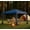 Blue, variant on Backyard Gazebos Easy to Setup Foldable Gazebo,Outdoor Patio Pop Up Canopy Gazebo Shelter with Zipper Netting,Carry Bag,Patio Gazebos