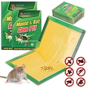 Spencer 8 Pack Large Mouse Glue Traps with Enhanced Stickiness, Rat Mouse Traps, Snake Mouse Traps Sticky Pad Board for House Indoor Outdoor, Heavy Duty Large Sizee -8.3" x 12"