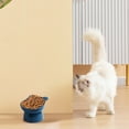 thumbnail image 5 of Elevated Cat Food and Water Bowl with Wide Shallow Design, Reduce Whisker Discomfort, Promote Better Digestion, Easy to Use and Clean for All Feline Types, 5 of 5
