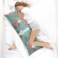 thumbnail image 4 of Boho Mushroom Body Pillow Cover - Soft & Breathable Fabric, Hidden Zipper, 20"x54", Vintage Mushroom Print - Perfect Gift for Side Sleepers, Cottagecore Decor & Pregnancy Support, 4 of 7
