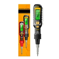 2 in 1 Digital Voltage Tester Pen, Non Contact AC Voltage Detector, Live Wire Detection with Sound Alarm, Continuity Test, NCV Sensor, Interchangeable Bits, Electrical Tester Tool