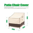 thumbnail image 2 of F&J Outdoors Waterproof Patio Chair Covers 28"(W)×30(D)×36/26"(H), 2 of 9