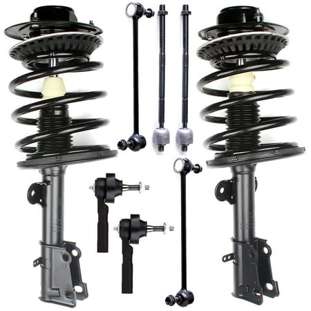 SCITOO Front Strut Spring Assembly Stabilizer Bar Link Tie Rod End Fit for 2001 2002 for Chrysler Grand Voyager 2001 2002 2003 2004 2005 2006 2007 for Chrysler Town Country