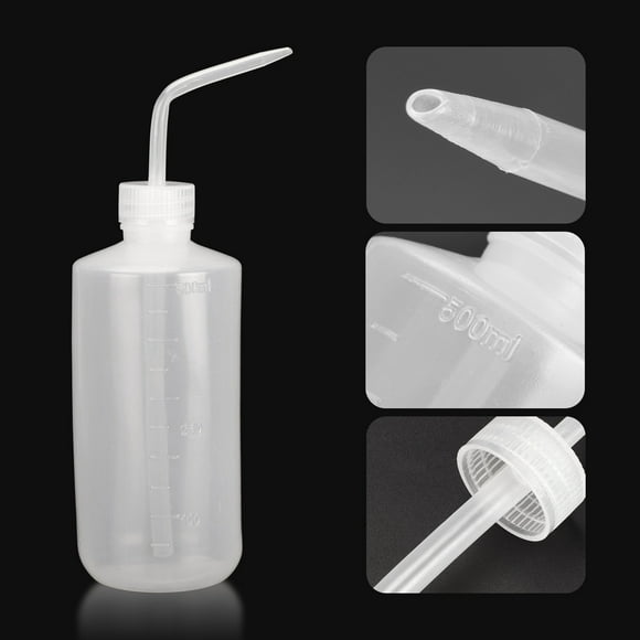 Pvc Tattoo Wash Bottle Plastic Squeeze Bottle Lightweight Good Airtightness Safety Watering Tools Medical Label Tattoo Supplies