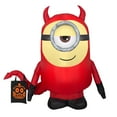 thumbnail image 2 of National Tree Company  Halloween Inflatable Decoration, Red, Minion Dave, Self Inflating, Plug In, 42 Inches - 42 in, 2 of 3