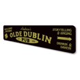 thumbnail image 4 of Olde Dublin Irish Pub Novelty Decor, Metal Wall Sign - 4x18 Inches, 4 of 4