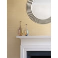 thumbnail image 3 of Kenneth James Klaudia Champagne Foil Grasscloth Wallpaper, 36-in by 24-ft, 72 sq. ft, 3 of 4
