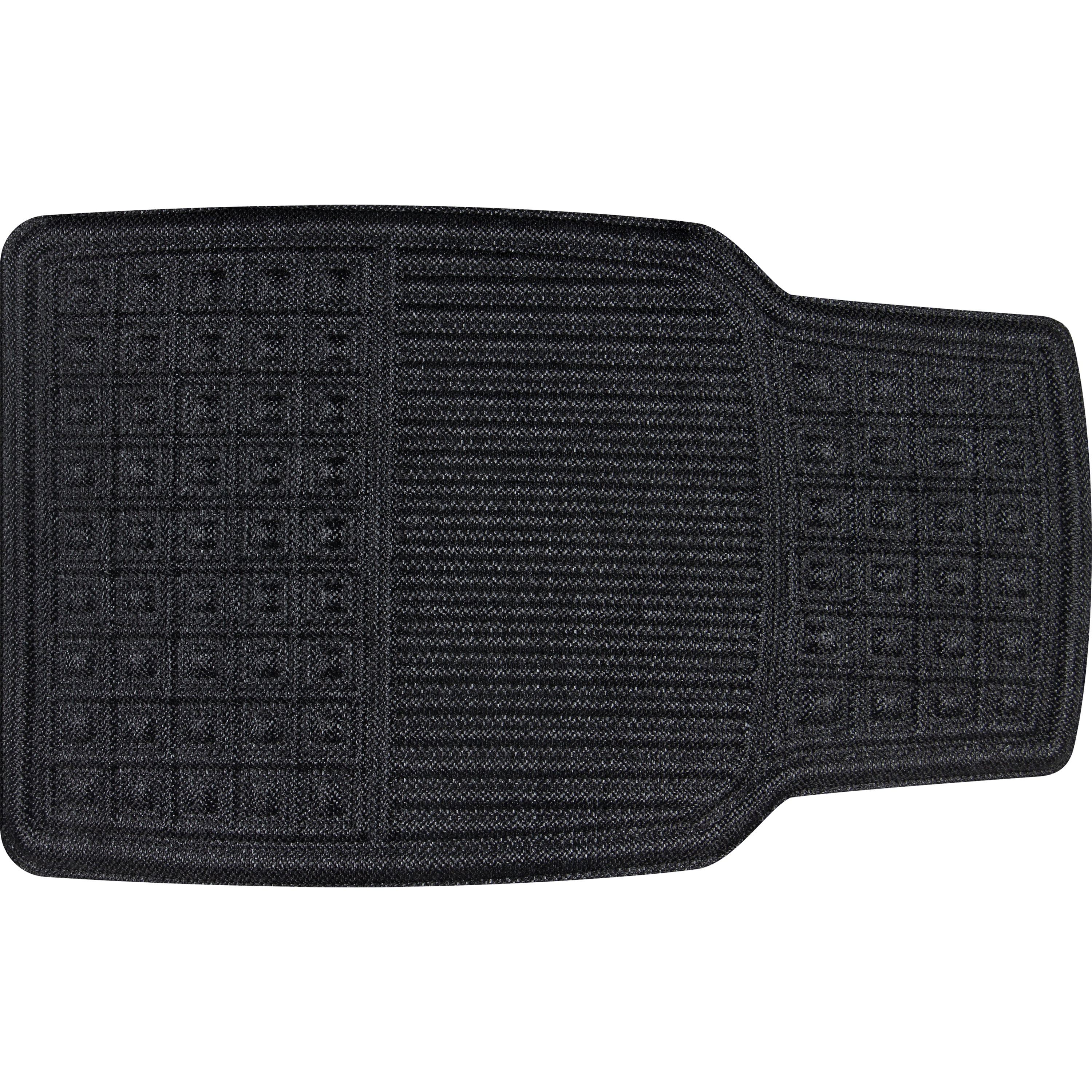 Duratex Gunmetal Blocks Universal Fit Woven Car Floor Mats 4 Pack
