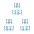 thumbnail image 3 of bedienty 5pcs Multi -function Wardrobe Space -saving Hanger Hook Coat Hook Plastic Closet Stack Hanger Rack Storage Wardrobe Organizer Blue 3Set, 3 of 6